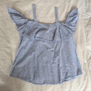 Off Shoulder Ruffle Blouse